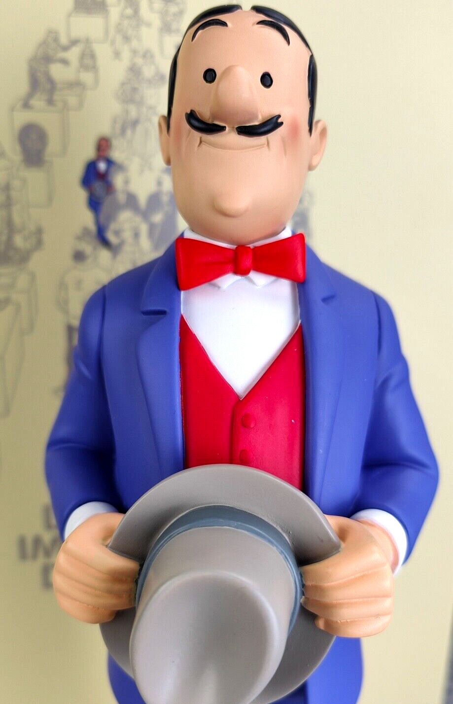 Statuette Moulinsart 46013 Jolyon Wagg Musee Imaginaire 2019 Tintin 25cm Resin