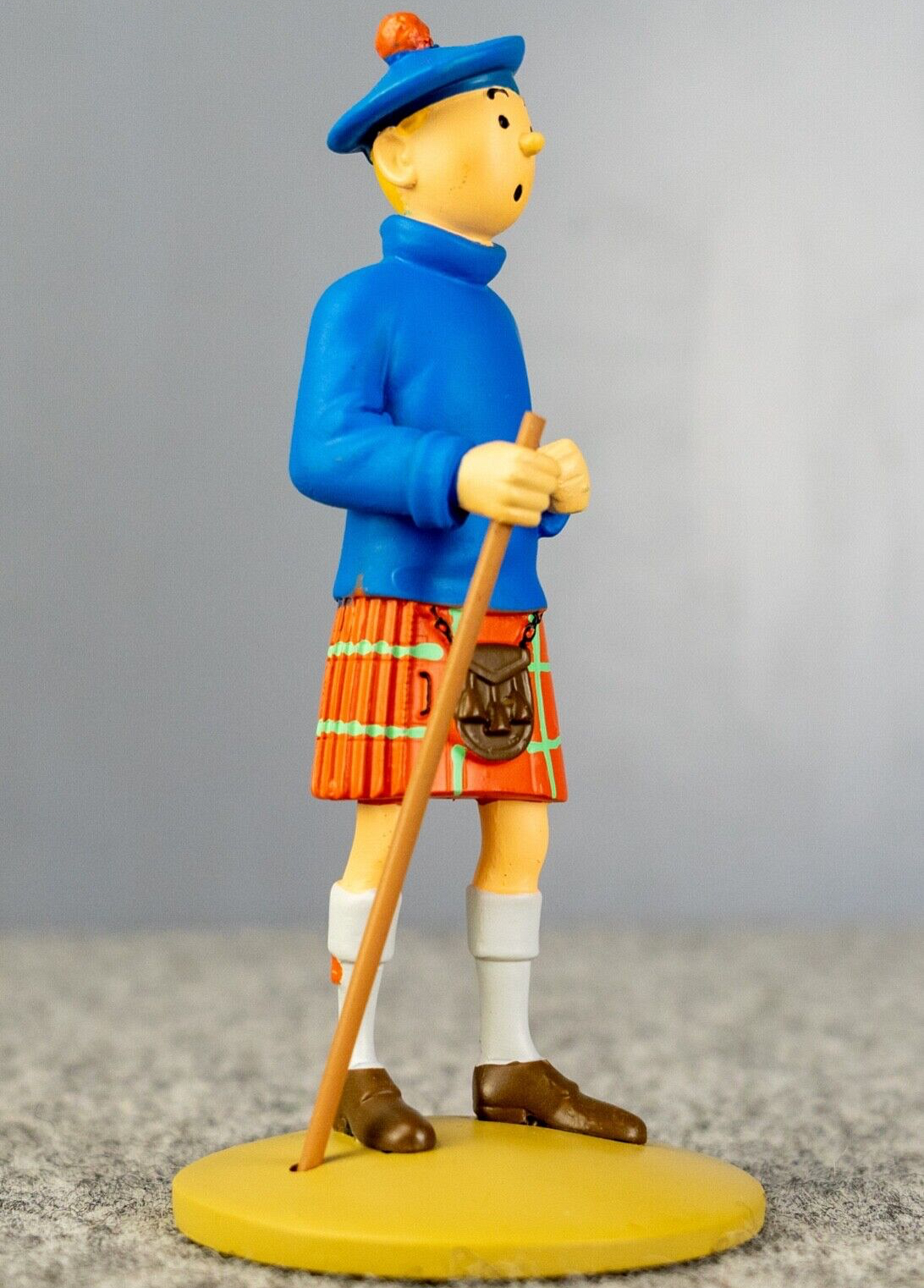 Tintin Figurine Moulinsart 42192 Tintin & Kilt Black Island Officielle Figure 22