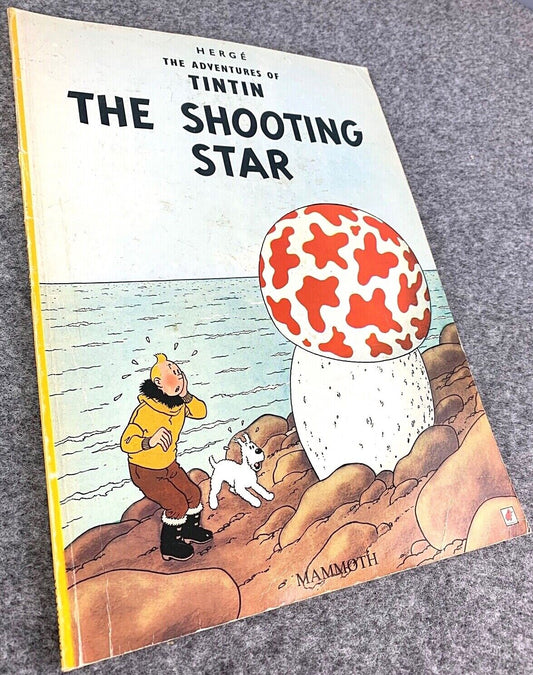 The Shooting Star - Tintin Mammoth UK Paperback Edition Book 1990s