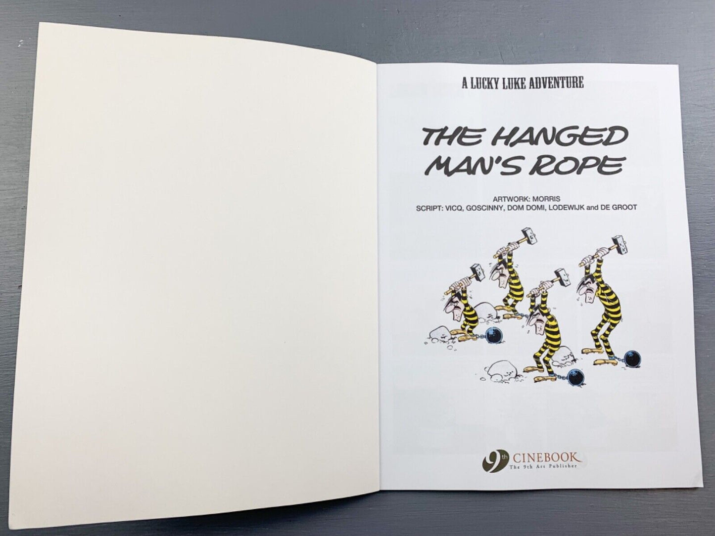 Lucky Luke Volume 81: Hanged Man's Rope & Other Stories - Cinebook Paperback UK Comic Book