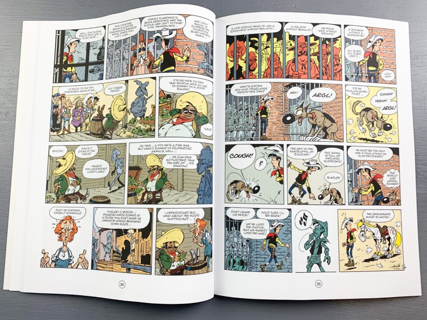 Lucky Luke Volume 82: Rin Tin Can's Ark - Cinebook Paperback UK Comic Book