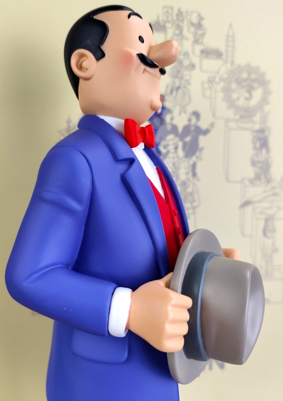 Statuette Moulinsart 46013 Jolyon Wagg Musee Imaginaire 2019 Tintin 25cm Resin