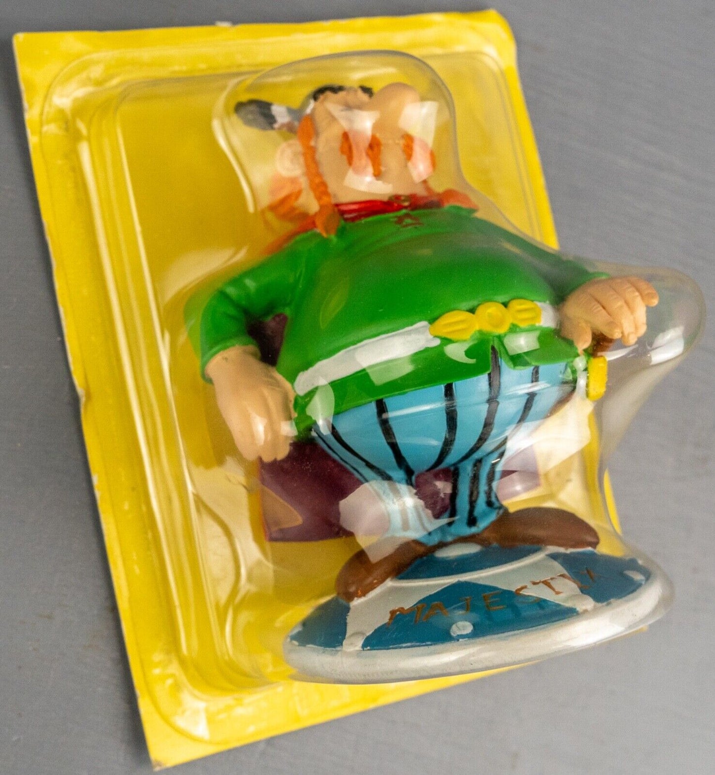 Plastoy Asterix Figurine #41 Vitalstatistix/Majestix Editions Rene 14cm Model Figure