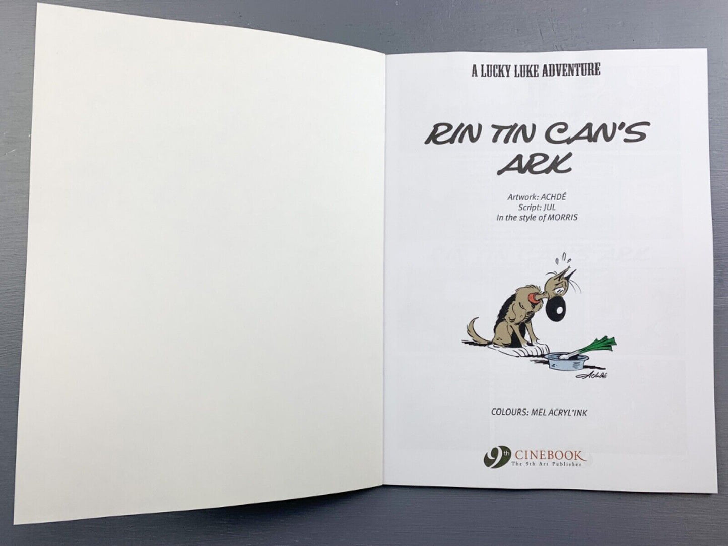 Lucky Luke Volume 82: Rin Tin Can's Ark - Cinebook Paperback UK Comic Book