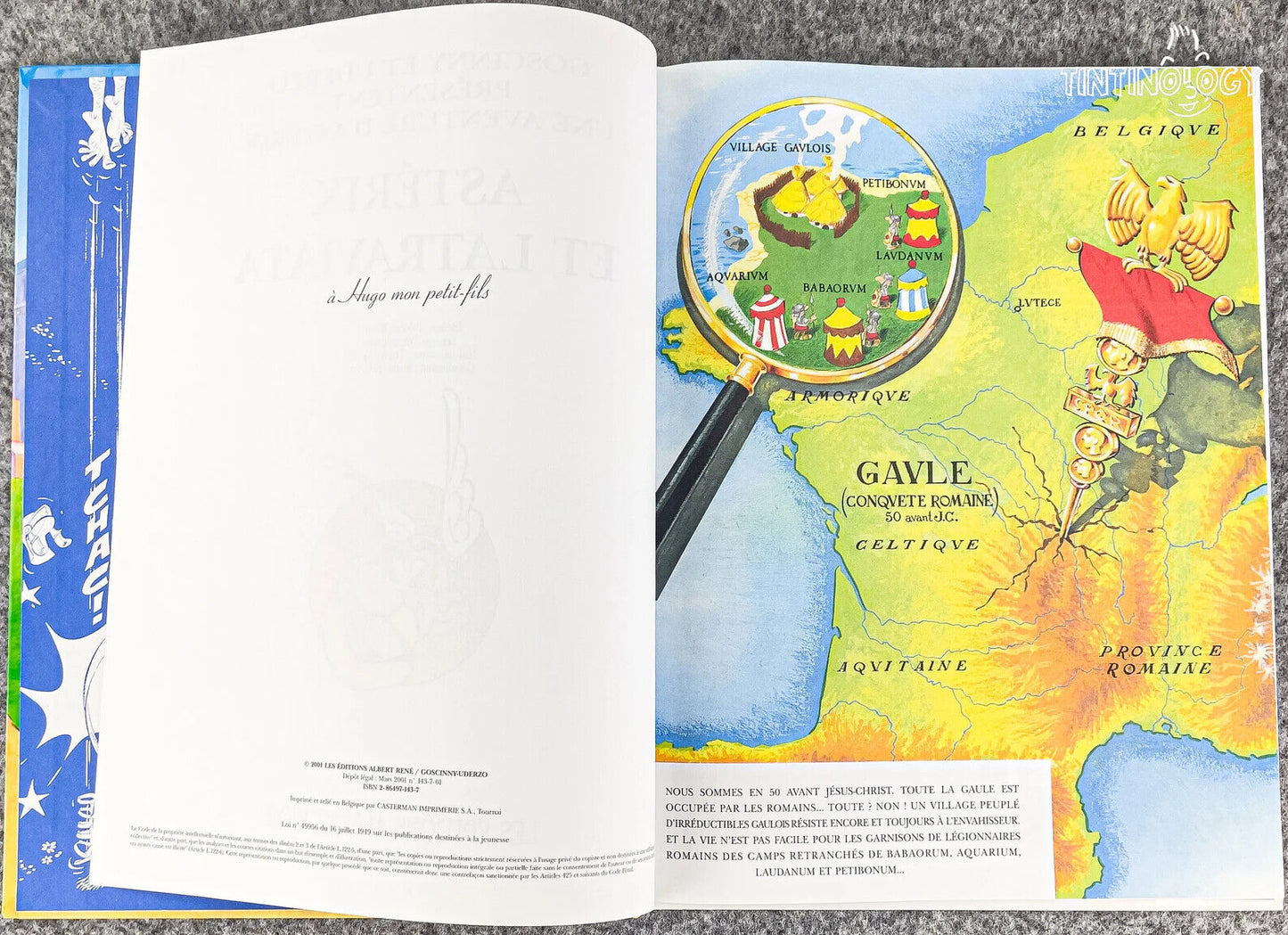 Asterix Et Latraviata - Editions Rene 2001 1st Belgian Edition Rare HB Book EO