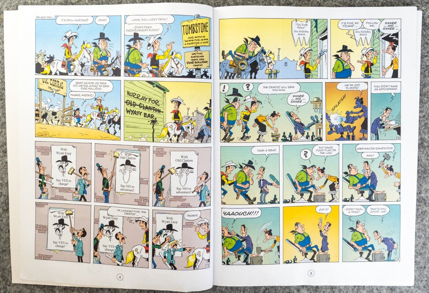 Lucky Luke Volume 70: The O.K. Corral - Cinebook Paperback UK Comic Book