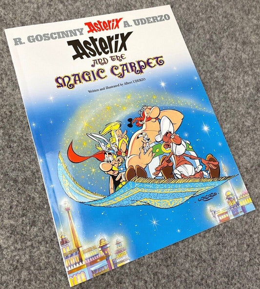 Asterix & Magic Carpet - 2000s Orion/Sphere UK Edition Paperback Book EO Uderzo
