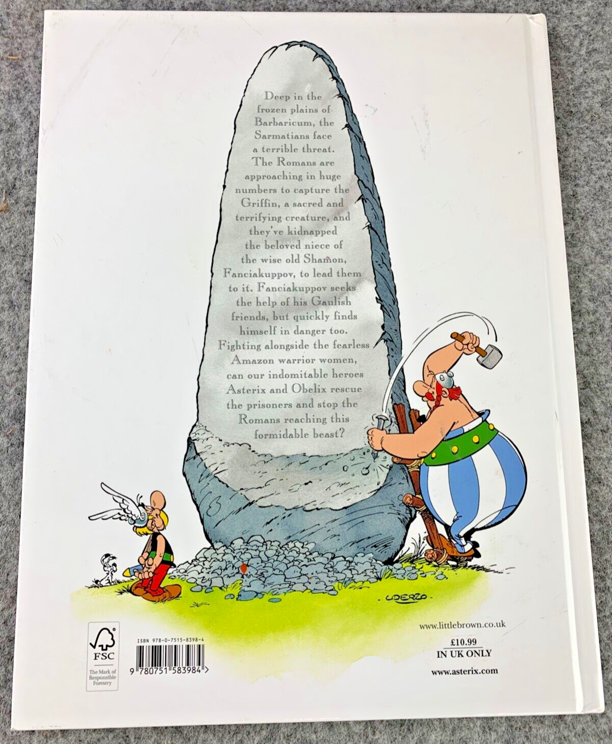 Asterix and the Griffin - 2021 Sphere 1st UK Edition Hardback Book EO Uderzo