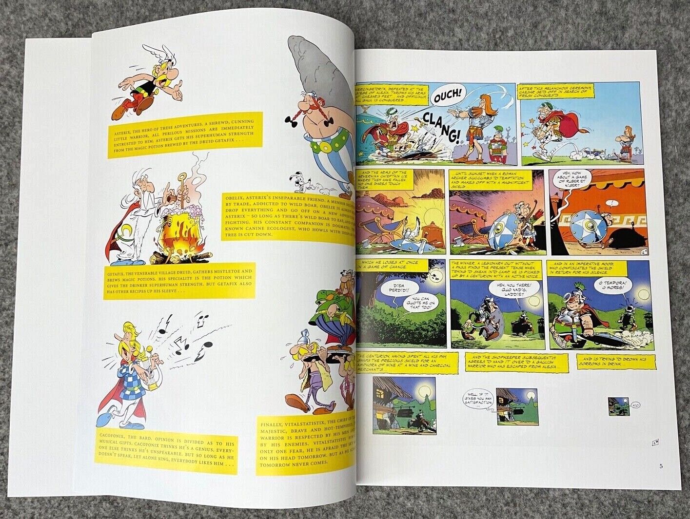 Asterix & Chieftain’s Shield - 2000s Orion/Sphere UK Edition Paperback Book EO Uderzo