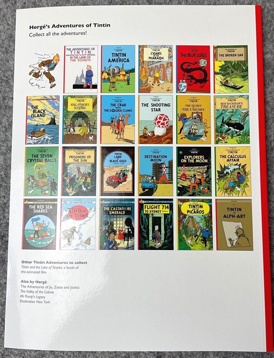 Crab with the Golden Claws - Tintin Farshore 2000s UK Edition Book Paperback Herge