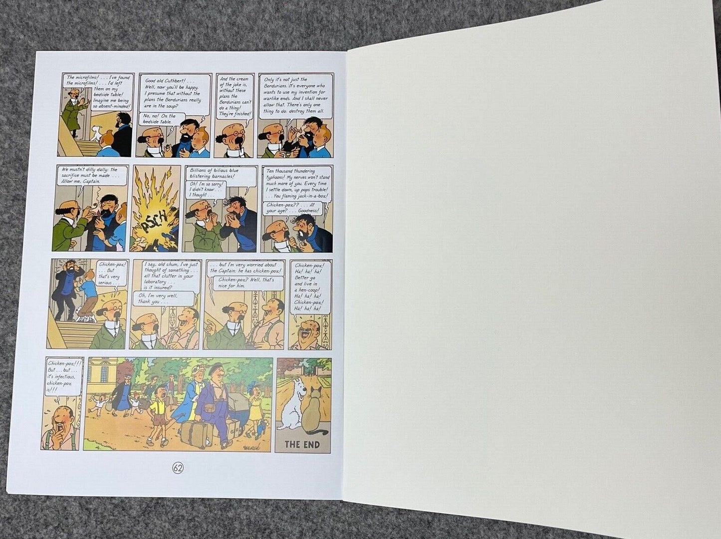 Calculus Affair - Tintin Farshore 2000s UK Edition Book Paperback Herge