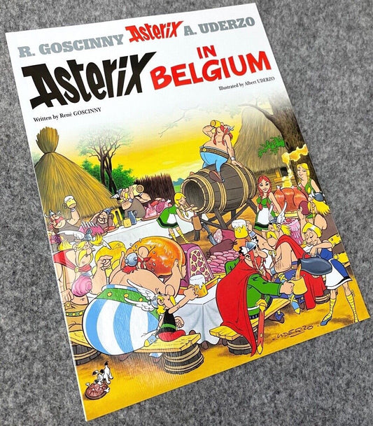 Asterix in Belgium - 2000s Orion/Sphere UK Edition Paperback Book EO Uderzo