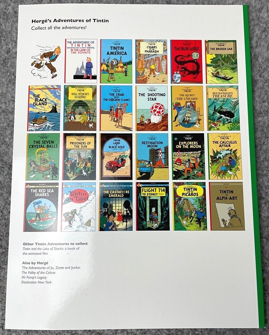 Secret of the Unicorn - Tintin Farshore 2000s UK Edition Book Paperback Herge