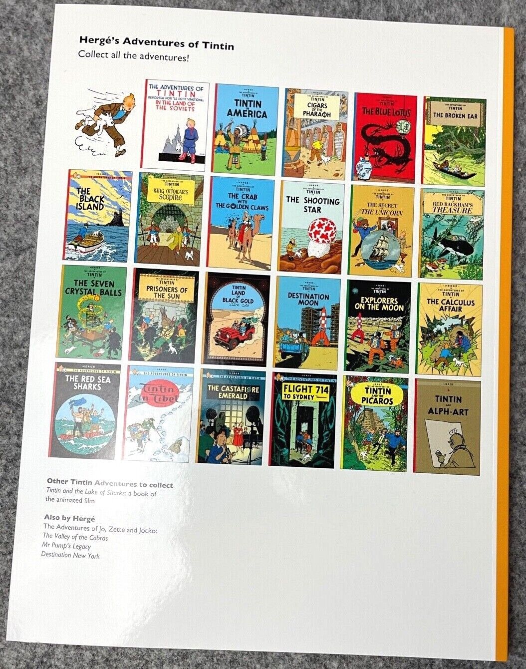 Destination Moon - Tintin Farshore 2000s UK Edition Book Paperback Herge