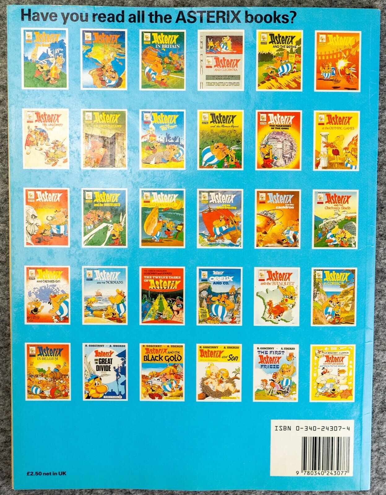 Asterix & the Normans - 1970/80s Hodder/Dargaud UK Edition Paperback Book Uderzo
