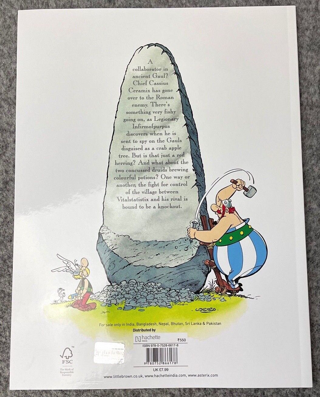 Asterix & Big Fight - 2000s Orion/Sphere UK Edition Paperback Book EO Uderzo