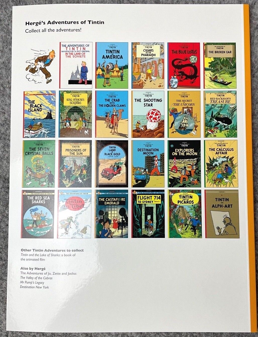Red Rackham’s Treasure - Tintin Farshore 2000s UK Edition Book Paperback Herge