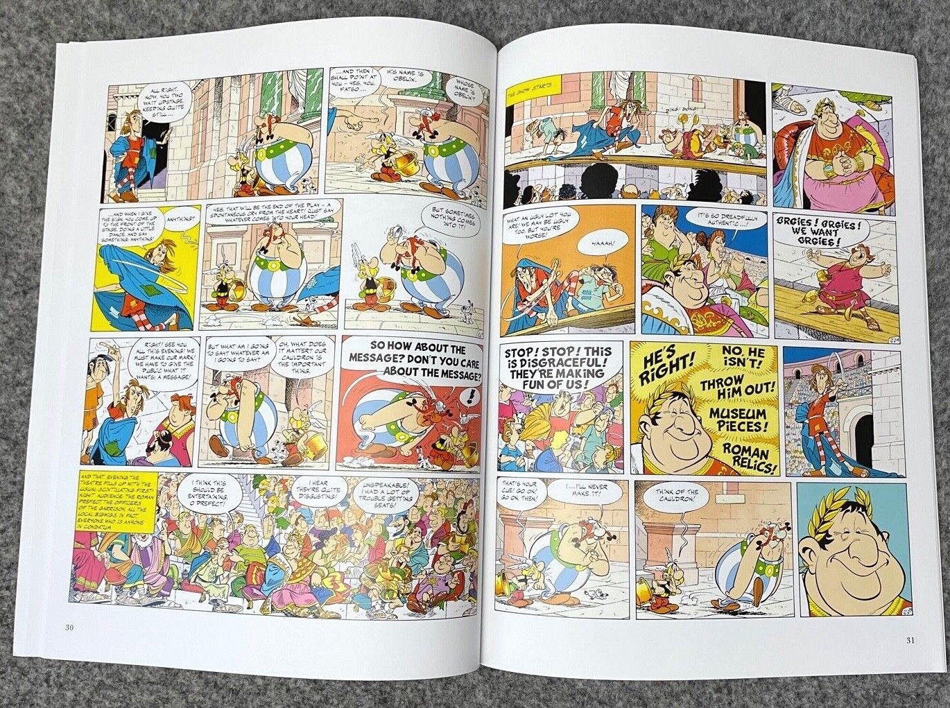 Asterix & Cauldron - 2000s Orion/Sphere UK Edition Paperback Book EO Uderzo