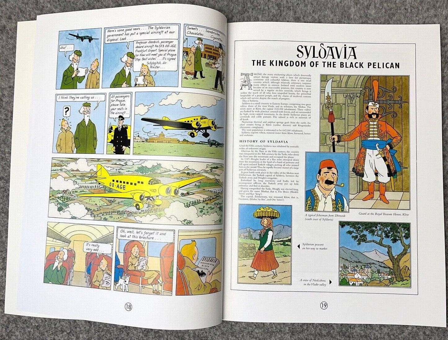 King Ottokar’s Sceptre - Tintin Farshore 2000s UK Edition Book Paperback Herge