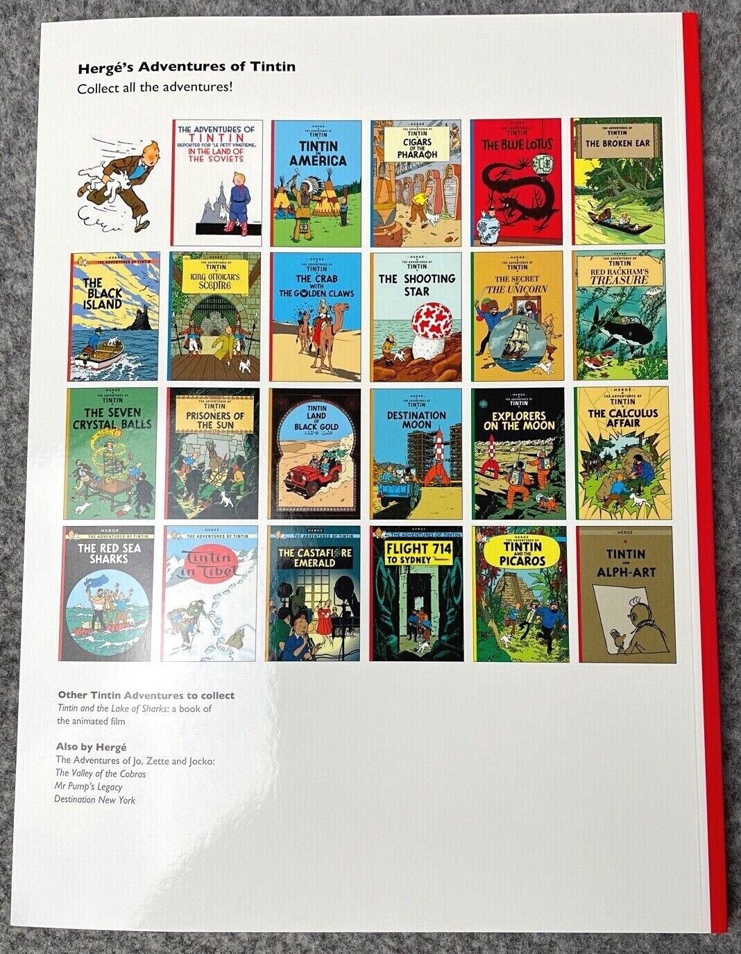Prisoners of the Sun- Tintin Farshore 2000s UK Edition Book Paperback Herge