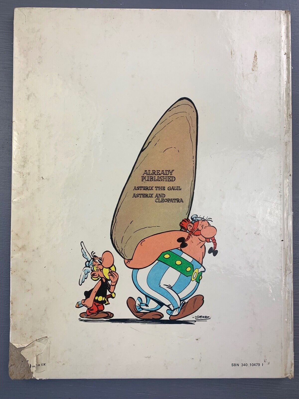Asterix & Gladiator: 1969 Brockhampton 1st UK Edition Hardback Book EO Uderzo