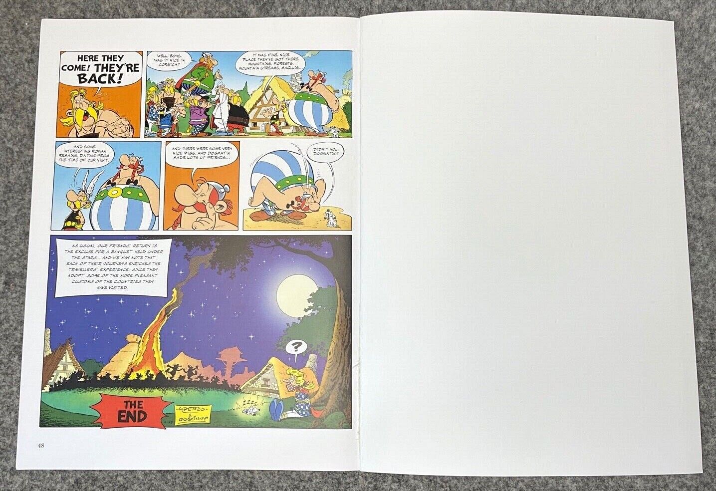 Asterix in Corsica - 2000s Orion/Sphere UK Edition Paperback Book EO Uderzo
