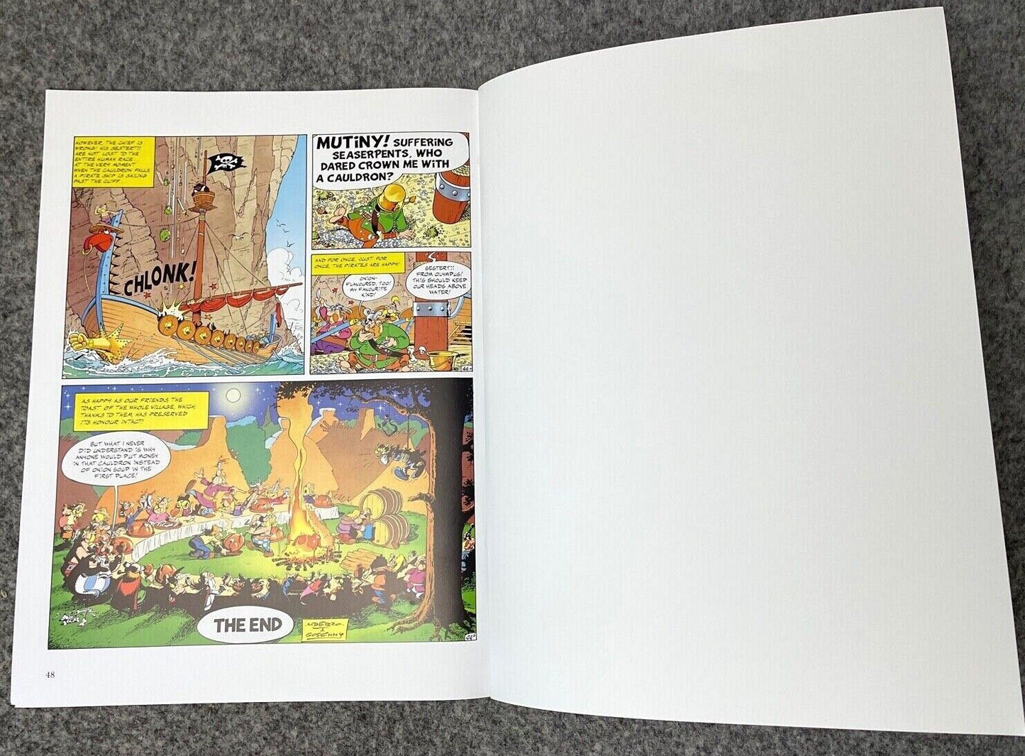 Asterix & Cauldron - 2000s Orion/Sphere UK Edition Paperback Book EO Uderzo