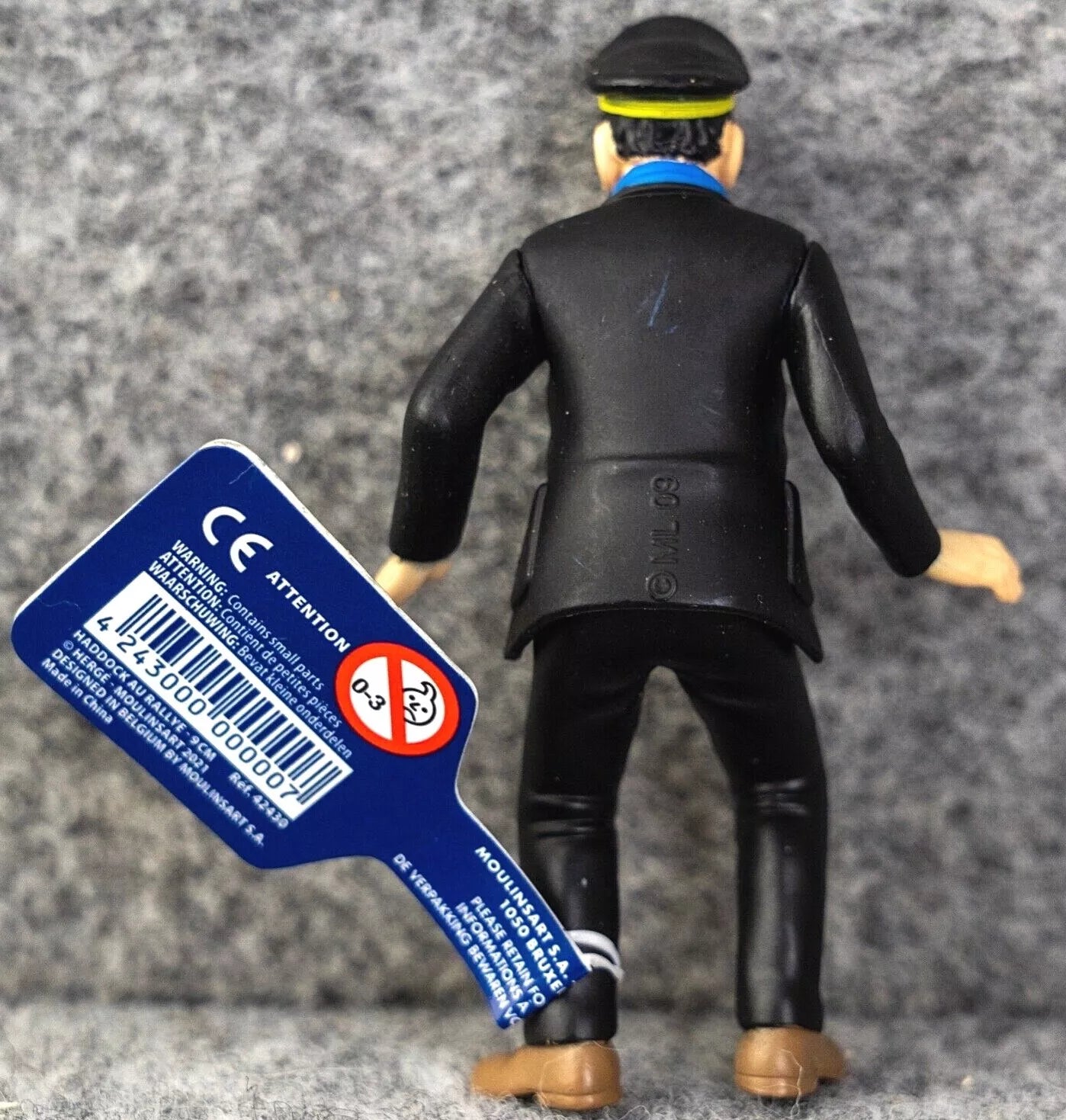 Moulinsart Model Figure Tintin - Haddock Surprised 7cm 42430 ML Figurine 2009