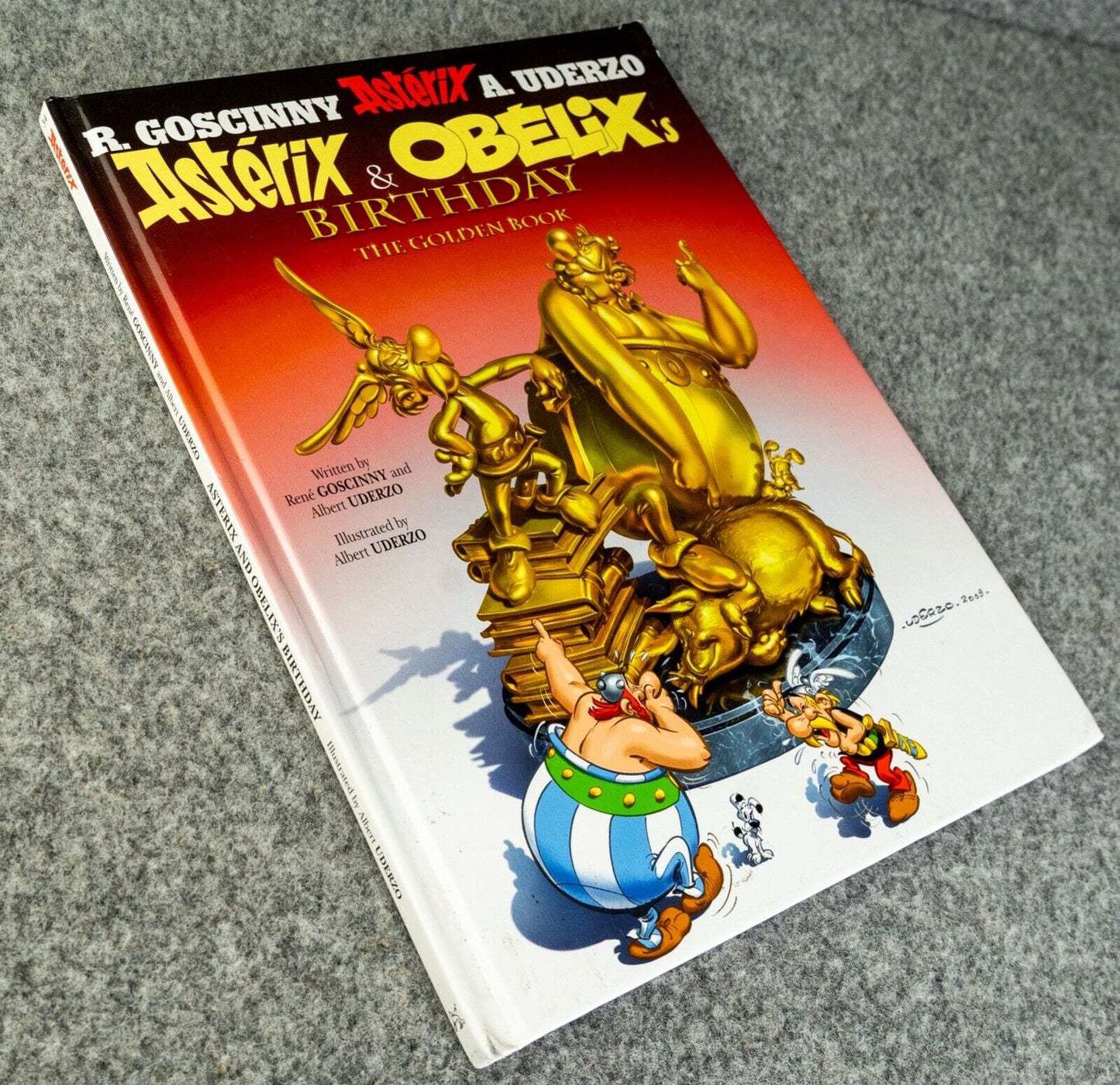 Obelix’s Birthday: 2009 Hodder 1st UK Edition Hardback Book EO Uderzo