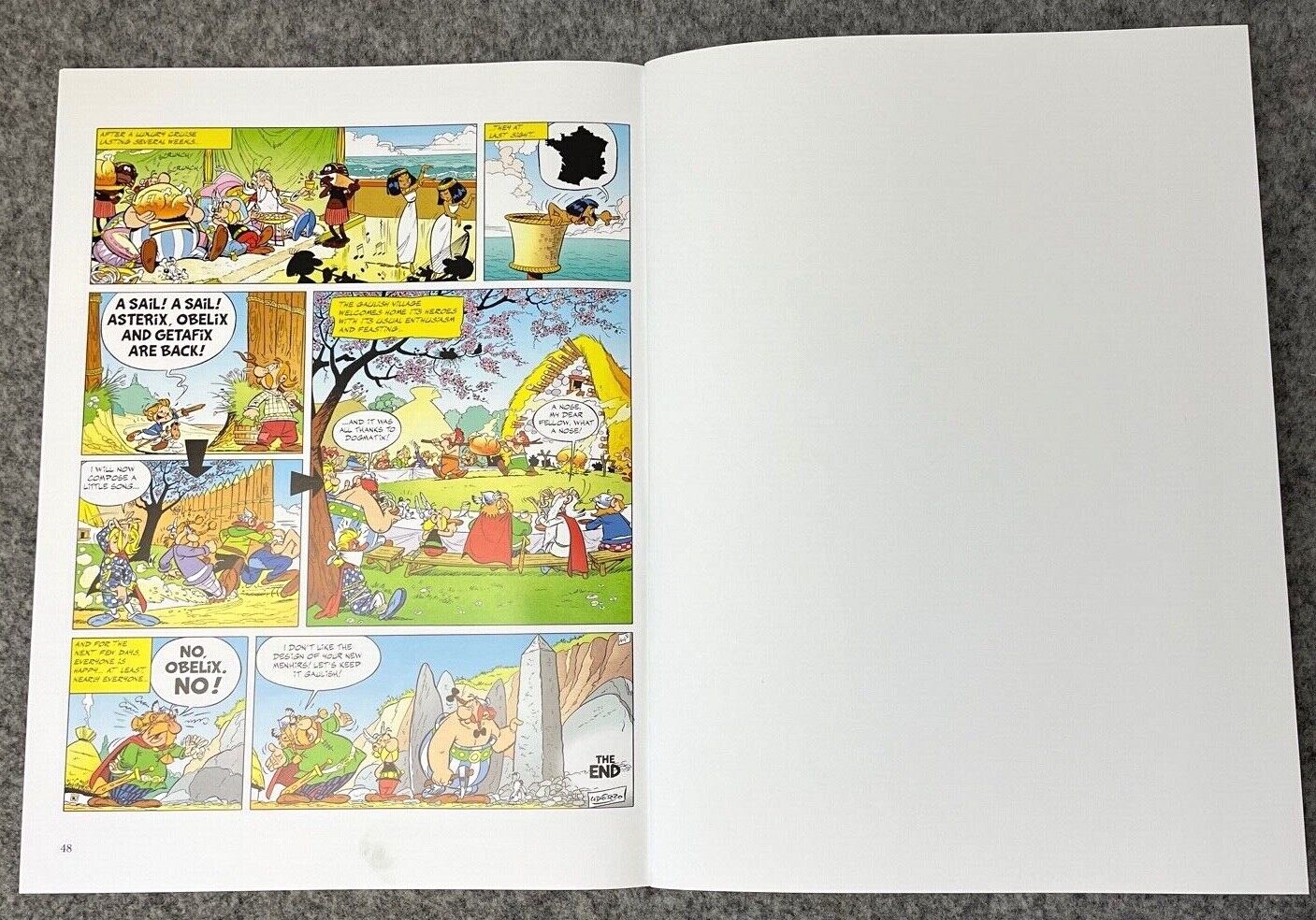 Asterix & Cleopatra - 2000s Orion/Sphere UK Edition Paperback Book EO Uderzo