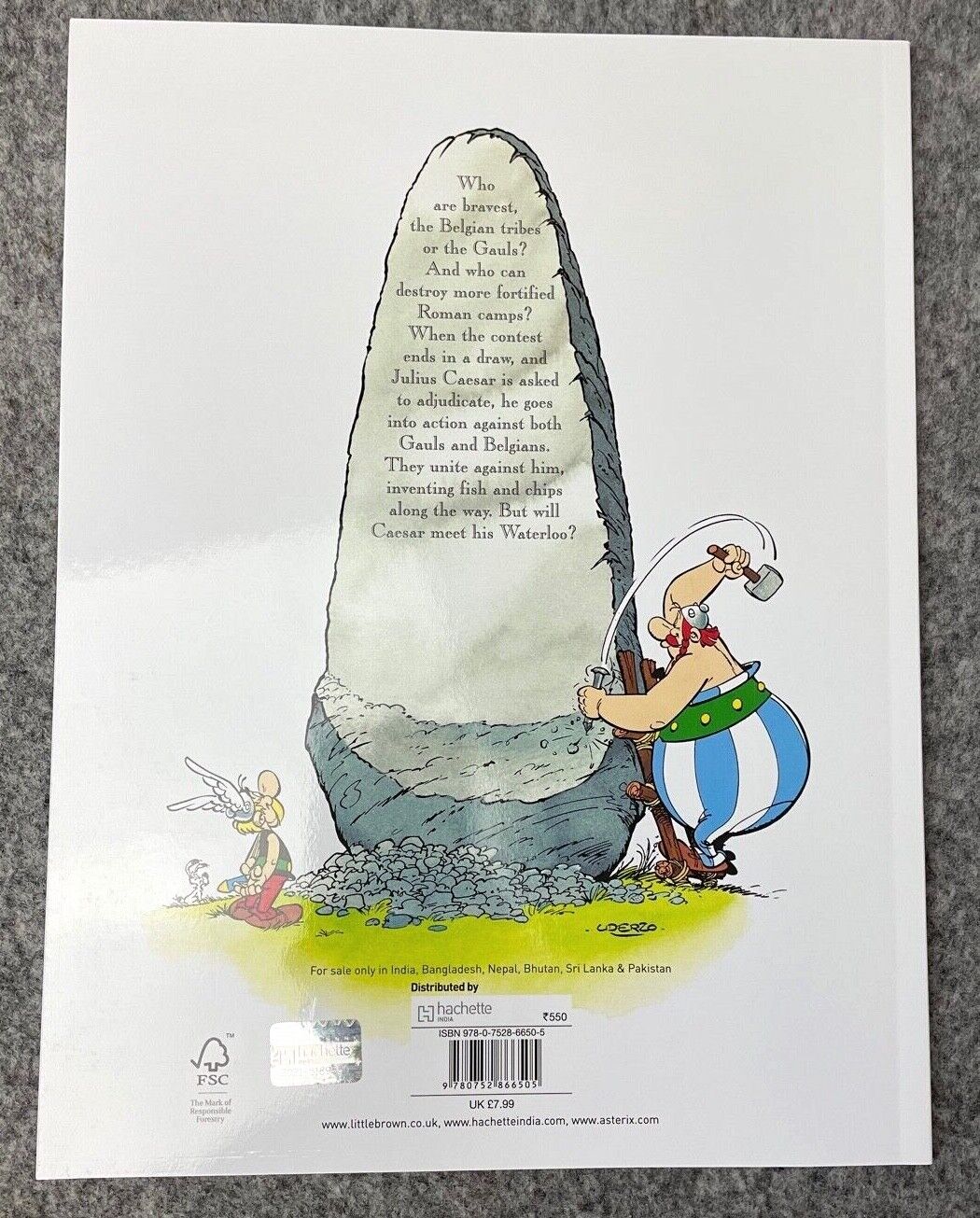 Asterix in Belgium - 2000s Orion/Sphere UK Edition Paperback Book EO Uderzo