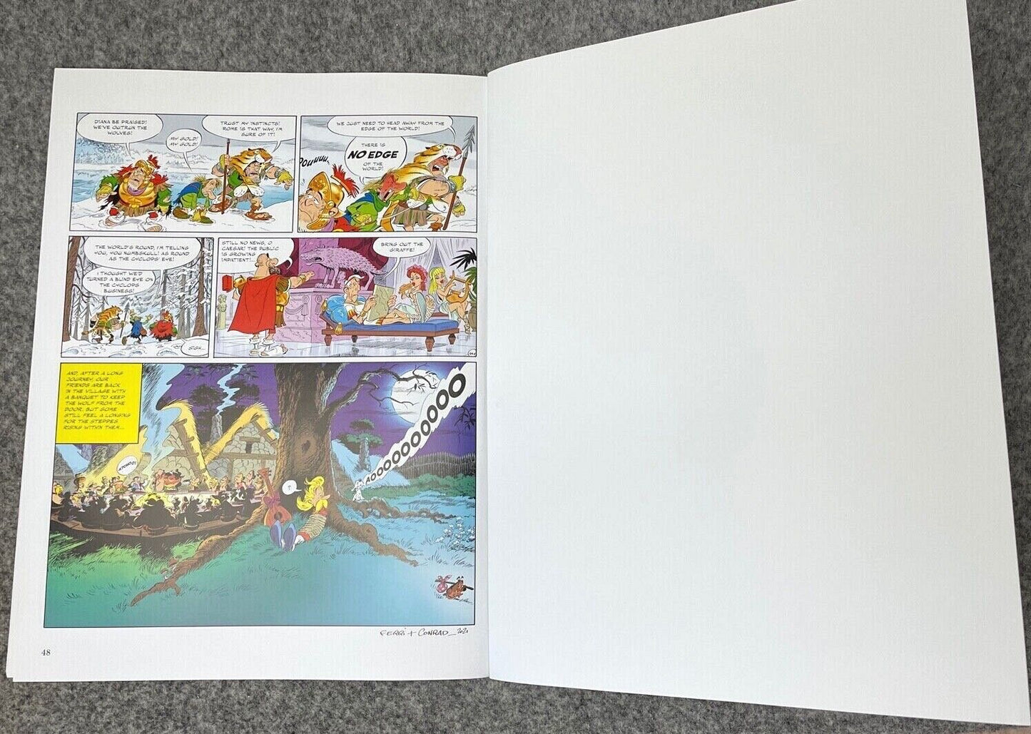 Asterix & The Griffin - 2000s Orion/Sphere UK Edition Paperback Book EO Uderzo