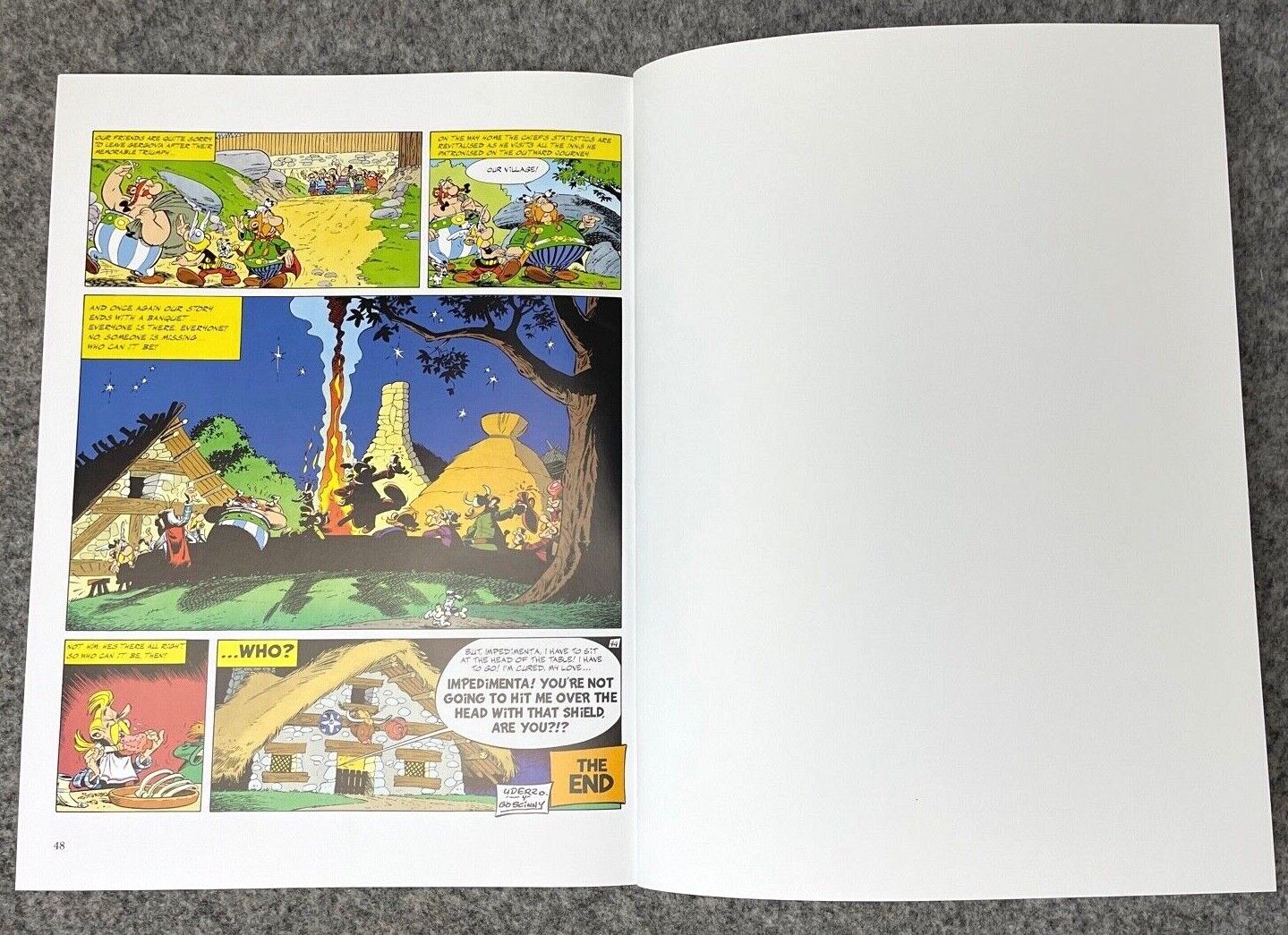 Asterix & Chieftain’s Shield - 2000s Orion/Sphere UK Edition Paperback Book EO Uderzo