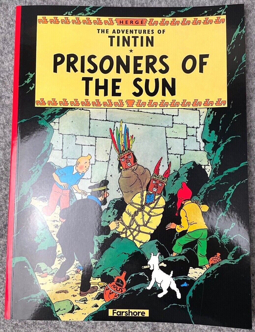 Prisoners of the Sun- Tintin Farshore 2000s UK Edition Book Paperback Herge