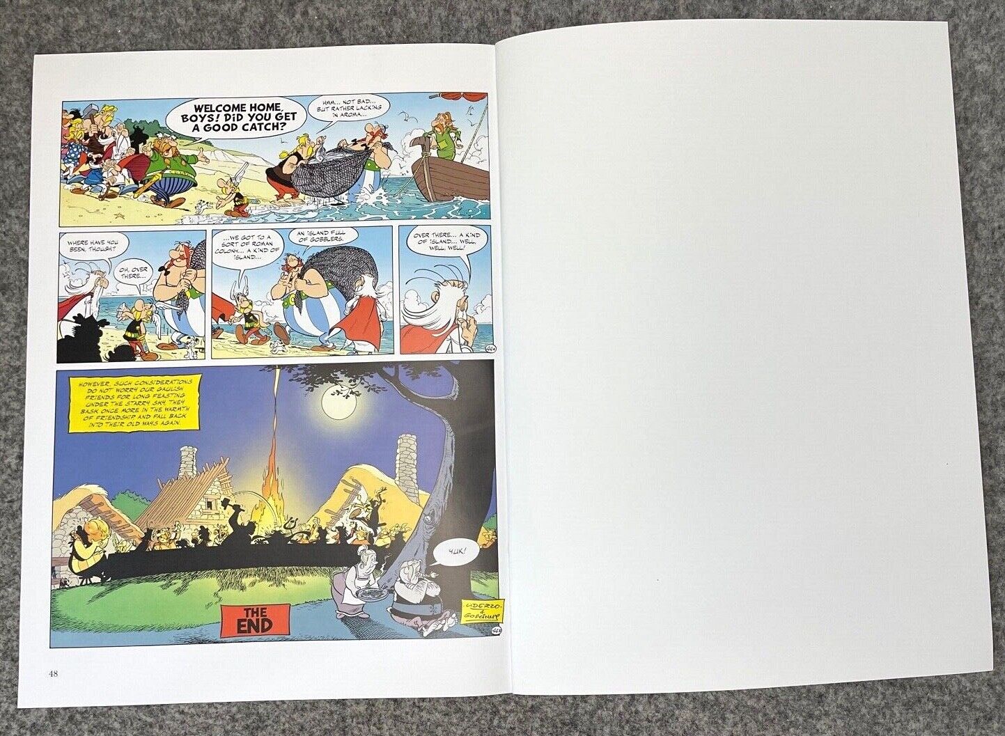 Asterix & Great Crossing - 2000s Orion/Sphere UK Edition Paperback Book EO Uderzo