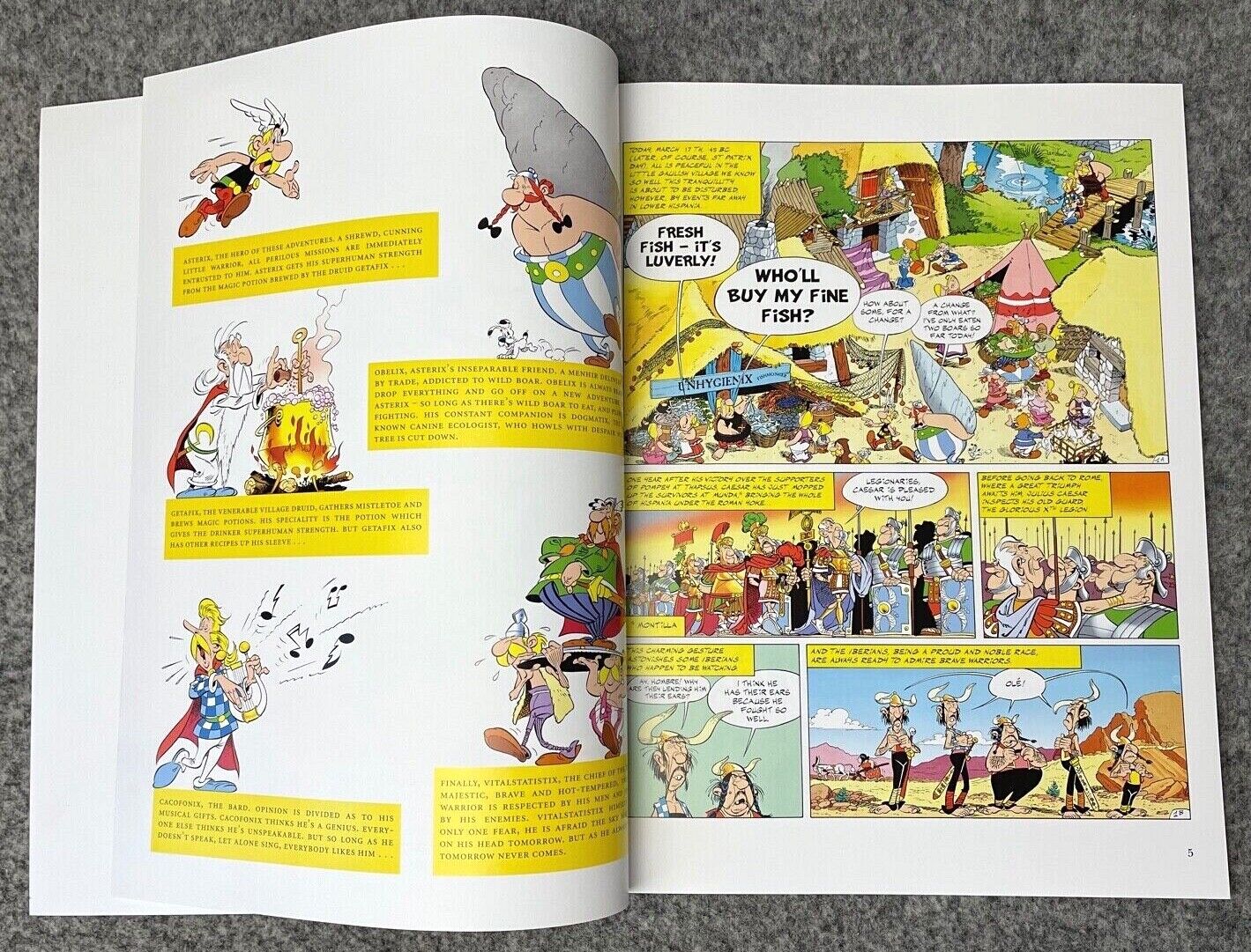 Asterix in Spain - 2000s Orion/Sphere UK Edition Paperback Book EO Uderzo