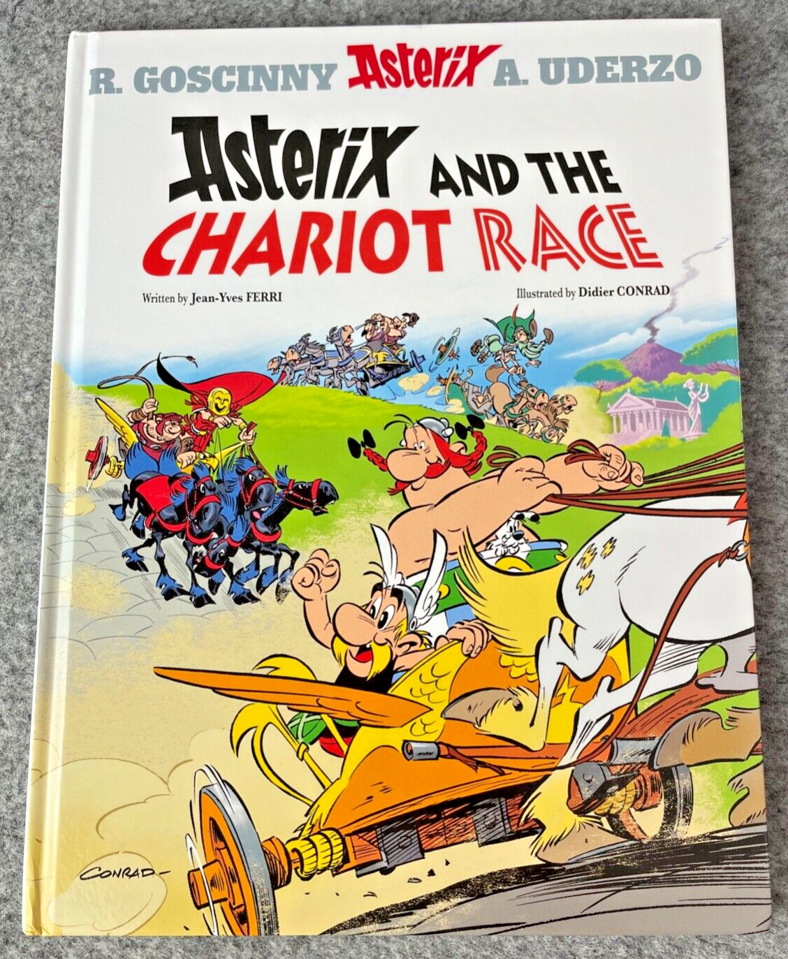 Asterix & Chariot Race - 2017 Orion 1st UK Edition Hardback Book EO Uderzo