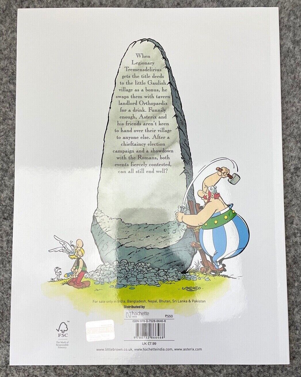 Asterix & Caesars Gift - 2000s Orion/Sphere UK Edition Paperback Book EO Uderzo