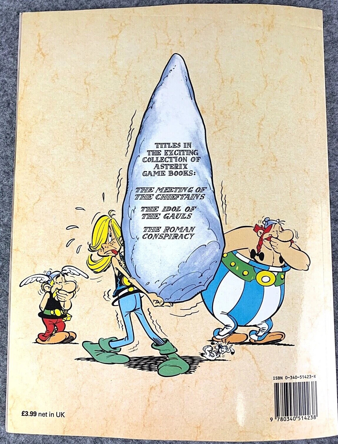 Asterix Game Book Volume 3: Roman Conspiracy Hodder Stoughton 1991 UK Paperback Edition
