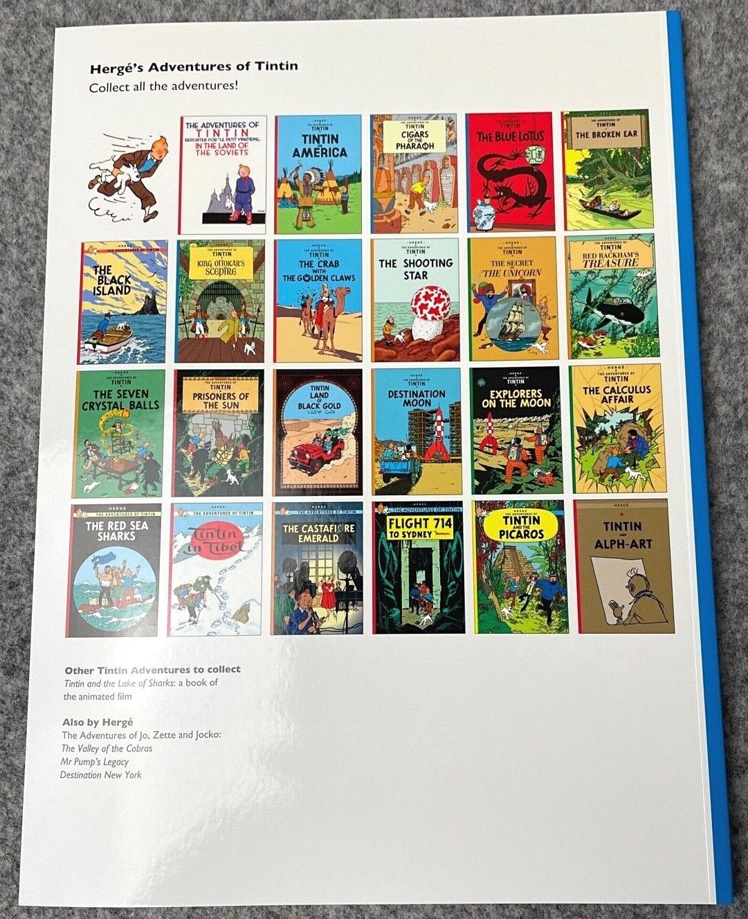 The Blue Lotus - Farshore 2000s UK Edition Tintin Book Paperback Herge
