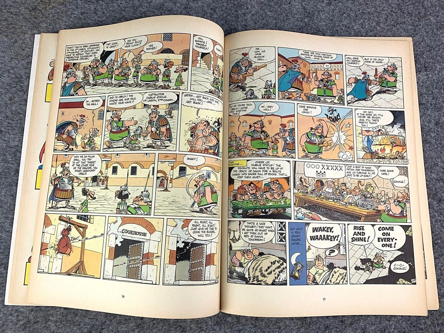 Asterix the Legionary - 1970/80s Hodder/Dargaud UK Edition Paperback Book Uderzo