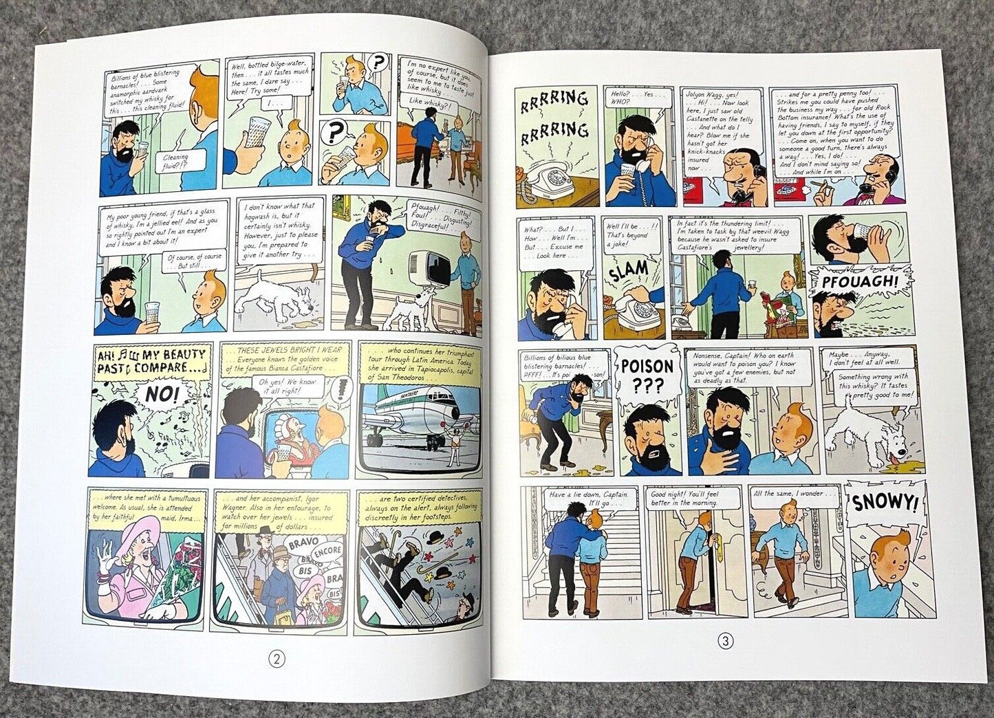 Tintin & the Picaros - Tintin Farshore 2000s UK Edition Book Paperback Herge