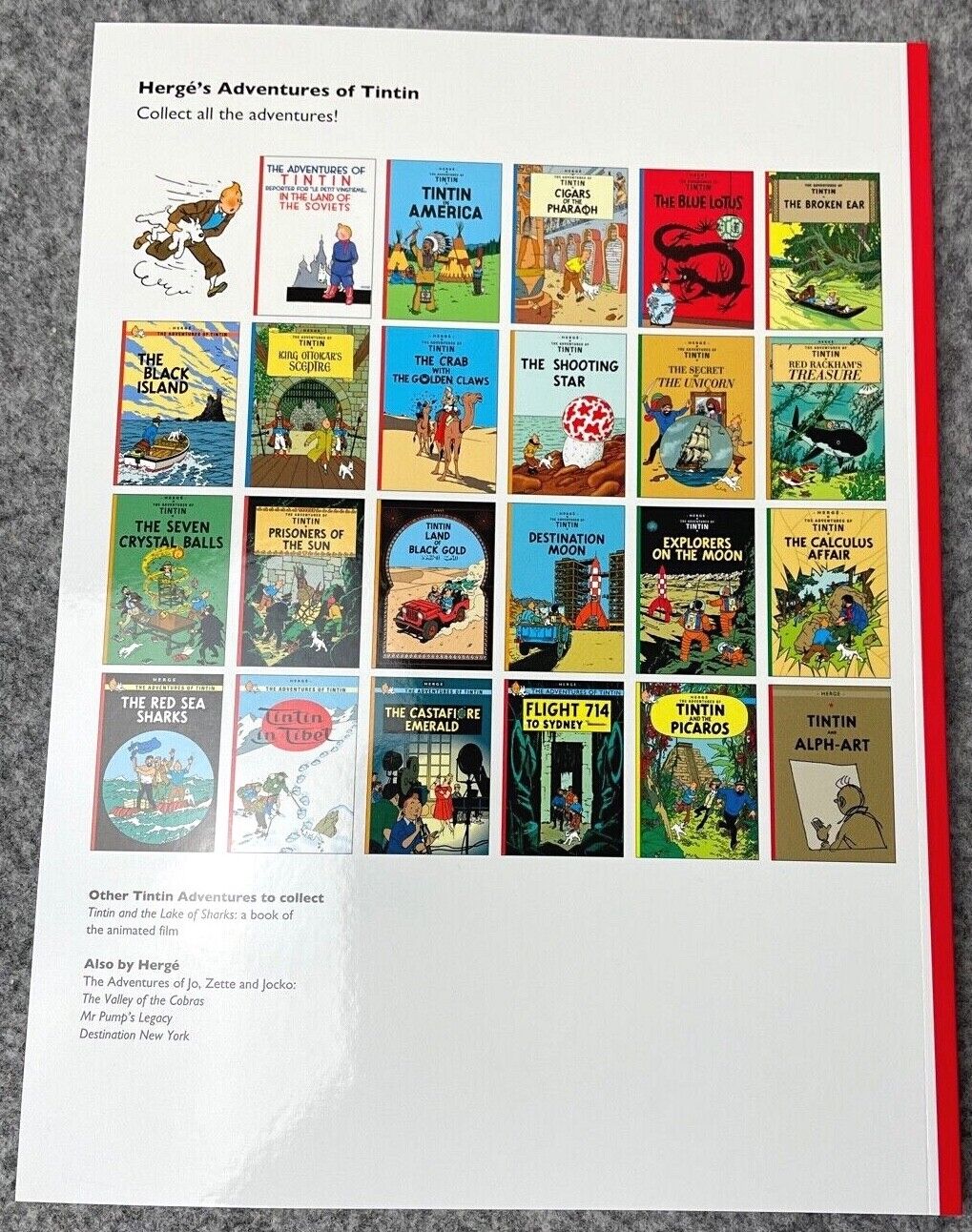 Red Sea Sharks - Tintin Farshore 2000s UK Edition Book Paperback Herge