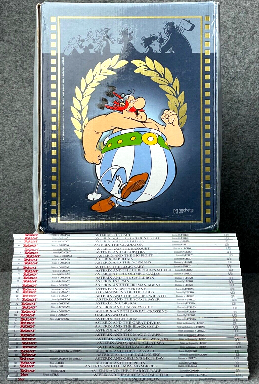 Adventures of Asterix & Obelix: Box Set x39 Sphere 2022 Paperback Comic books