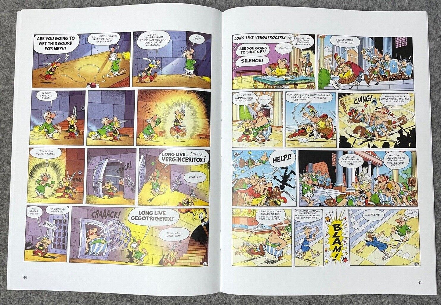 Asterix & Golden Sickle - 2000s Orion/Sphere UK Edition Paperback Book EO Uderzo