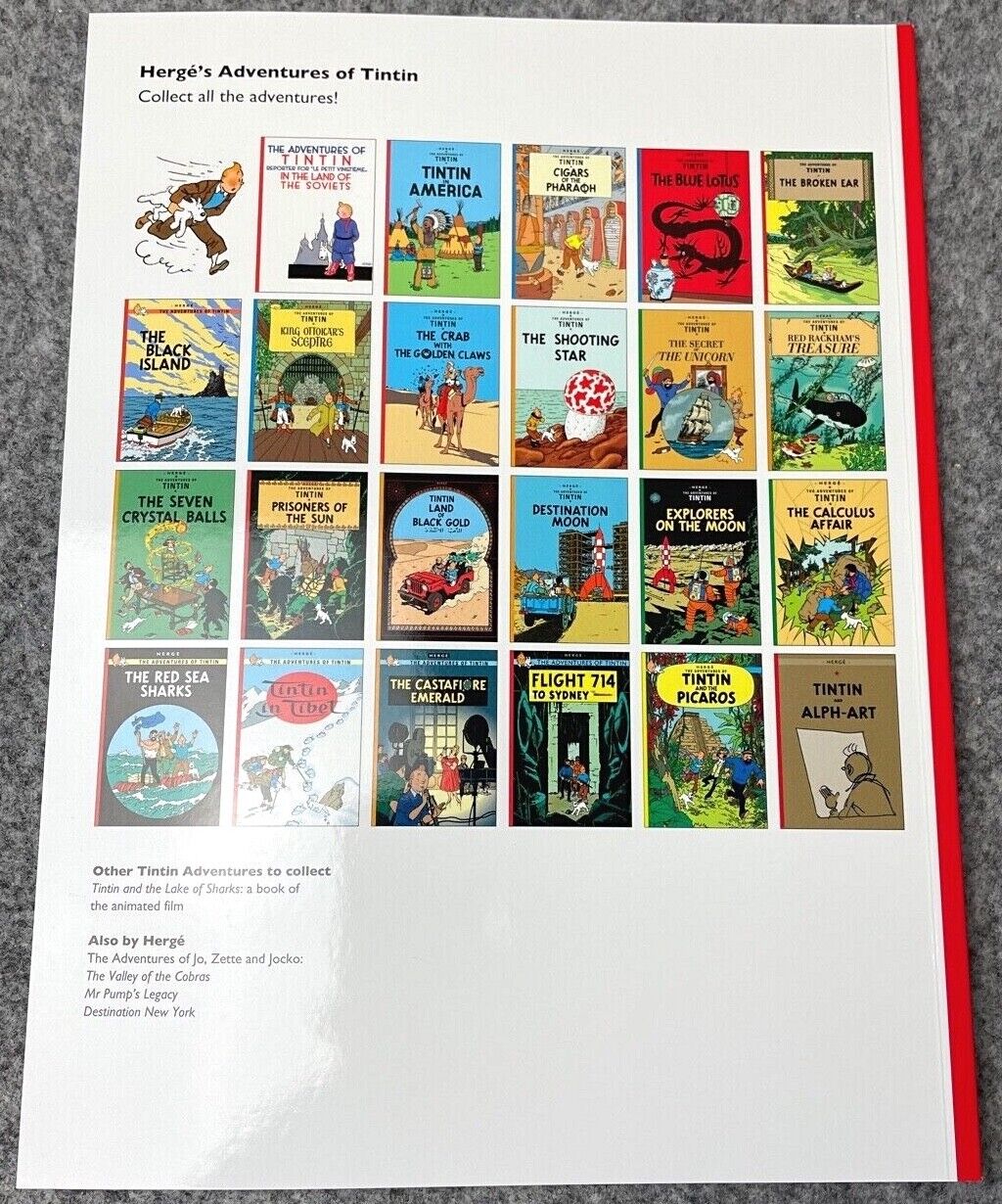 Tintin in Tibet - Tintin Farshore 2000s UK Edition Book Paperback Herge