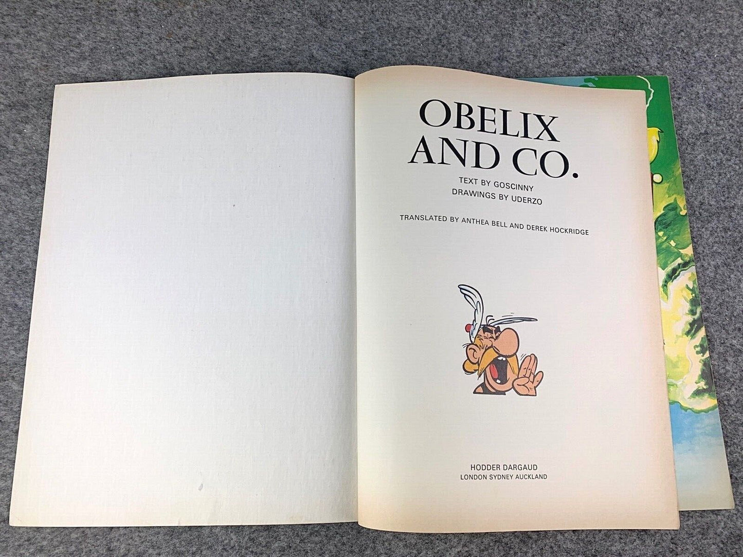Obelix & Co - Asterix 1970/80s Hodder/Dargaud UK Edition Paperback Book Uderzo