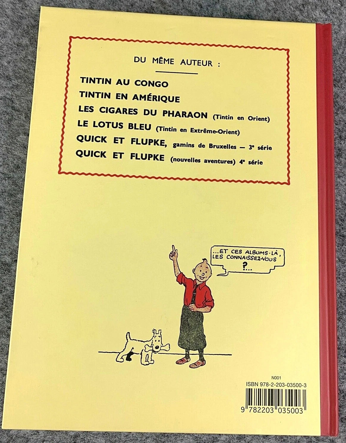 L'Oreille cassée Rare B&W MINI Facsimile French 1st Edition 1980s HB Tintin Book