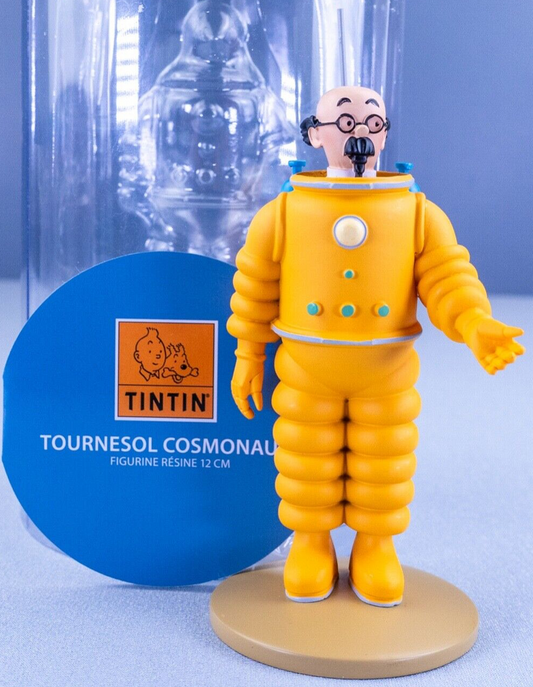 Tintin Figurine Moulinsart 42243 Calculus Cosmonaut Explorers Moon 12cm figure