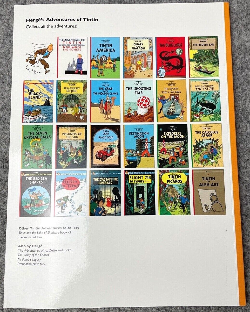 Seven Crystal Balls - Tintin Farshore 2000s UK Edition Book Paperback Herge